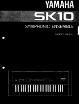 Yamaha Symphonic Ensemble SK10 Manuale del proprietario