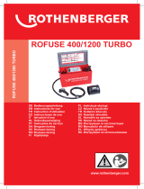 Rothenberger Electro-fusion welding unit ROFUSE TURBO 1200 Manuale utente