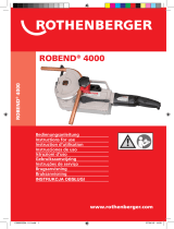 Rothenberger Electric bender ROBEND 4000 set Manuale utente