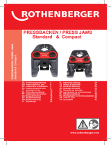 Rothenberger Press jaw Standard Typ U Manuale utente