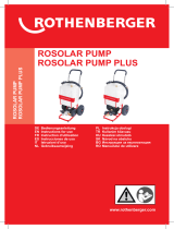 Rothenberger Solar filling pump ROSOLAR Pump Manuale utente