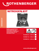 Rothenberger Nitrogen set for refrigeration circuits Manuale utente