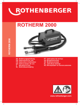 Rothenberger Electro-fusion welding device ROTHERM 2000 Manuale utente
