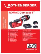 Rothenberger Press machine ROMAX Compact Twin Turbo press jaw set Manuale utente