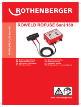 Rothenberger ROWELD ROFUSE SANI 160/315 Manuale utente