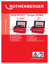 Rothenberger Pipe freezing system ROFROST TURBO R290 2" set Manuale utente