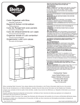 Delta Children Batman 6 Cubby Deluxe Storage Unit Assembly Instructions