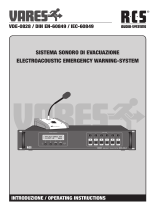 RCS AUDIO-SYSTEMS VARES ESC-006 A Manuale del proprietario