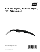 ESAB PSF 315 Expert Manuale utente