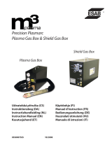 ESAB M3® Plasma Precision Plasmarc Plasma Gas Box & Shield Gas Box Manuale utente