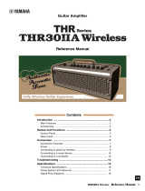 Yamaha THR Series Wireless Guitar Amplifier THR30IIA Manuale utente