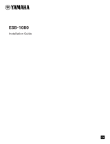 Yamaha ESB-1080 Guida d'installazione