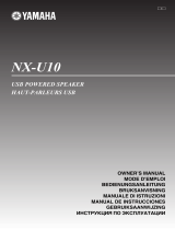 Yamaha NX-U10 Manuale del proprietario