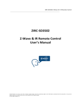 Sigma Designs D87-SG-ZIRC3502 Manuale utente