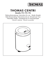 Thomas CENTRI 776 SEK Manuale del proprietario