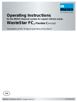 Meiko WasteStar FC - land version Istruzioni per l'uso
