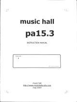 Music Hall Audio pa15.3 Guida utente