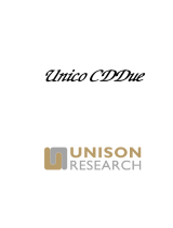 Unison Research Unico CD Due Manuale utente