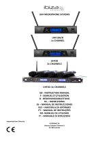 Ibiza Sound UHF10A Manuale del proprietario