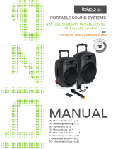 Ibiza Sound PORT12UHF-WH-MKII Manuale del proprietario