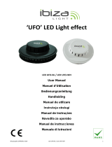 Ibiza Light ""UFO"" LED LICHTEFFEKT (LED UFO-WH) Manuale del proprietario