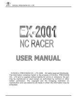Excell EX-2001NC Racer Manuale utente