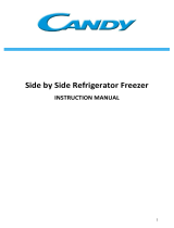 Candy CHSBSV5172XK American Fridge Freezer Manuale utente
