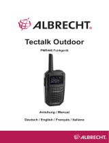 Albrecht Tectalk Outdoor, IP67 wasserdicht, PMR446 Funkgerät Manuale del proprietario