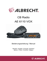 Albrecht 4010507032080 AE 6110 VOX CB Radio Manuale utente
