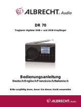 Albrecht DR 70 Digitalradio, DAB+/UKW Manuale del proprietario