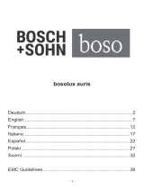 Boso Bosch+Sohn bosolux auris Manuale utente
