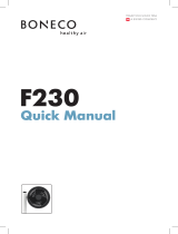 Boneco Air shower F230 Manuale utente