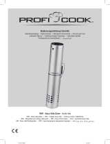 Profi Cook PC-SV 1159 silber Manuale utente