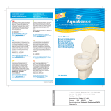 Drive Medical AquaSense Toilet Seat Riser Manuale del proprietario