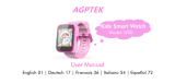 AGPtek W20 Kids Smart Watch Manuale utente
