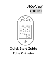AGPtek Pulse Oximeter Manuale del proprietario