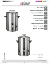 BRAVILOR BONAMAT VHG D Serie Manuale utente