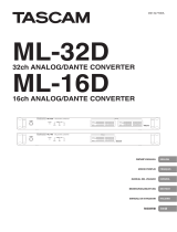 Tascam ML-16D Manuale del proprietario
