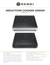 Hendi 239278 2000W Induction Cooker Manuale utente