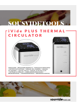 SOUSVIDETOOLS iVide Plus Thermal Circulator Manuale utente