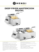 Hendi Deep Fryer Mastercook Digital Manuale utente