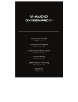 M-Audio Oxygen Pro 61 Guida Rapida