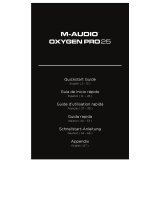 M-Audio Oxygen Pro 25 Guida Rapida