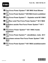 Toro Flex-Force Power System 60V MAX Axial Blower Manuale utente