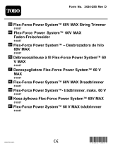 Toro Flex-Force Power System 60V MAX String Trimmer Manuale utente