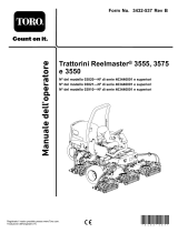 Toro Reelmaster 3550 Traction Unit Manuale utente