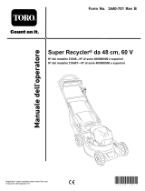 Toro 48cm 60V Super Recycler Lawn Mower Manuale utente