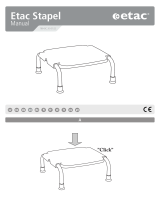 Etac Stapel bathroom stool Manuale utente