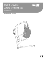 Molift EvoSling Ampu MediumBack Net Padded Manuale utente