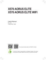 Gigabyte X570 AORUS ELITE Manuale utente